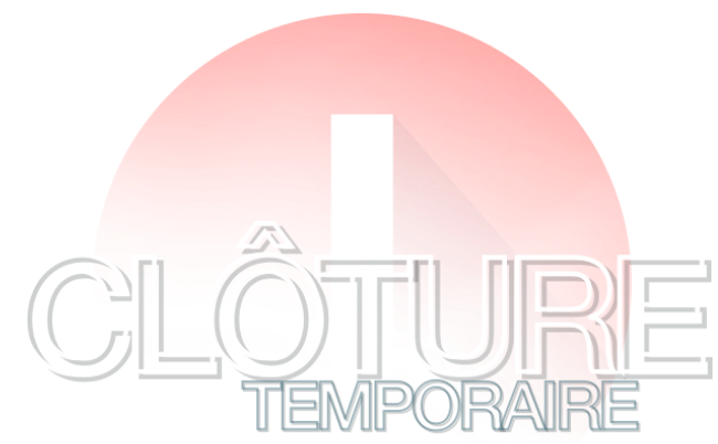 cloture temporaire rouge